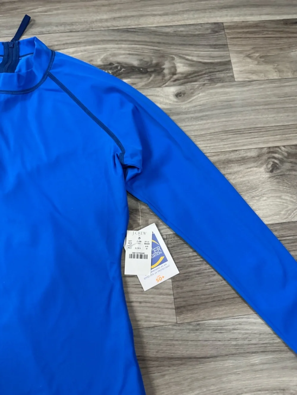 J. Crew Women's Rashguard 50+ in Blue Size Medium NWT